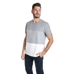 Tommy Hilfiger pánské šedé tričko Texture - XL (903)